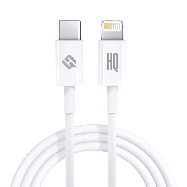 Cavo USB-C a Lightning Power Delivery PD 18W Ricarica Rapida Compatibile con iPhone, iPad (1m) - HQtecno