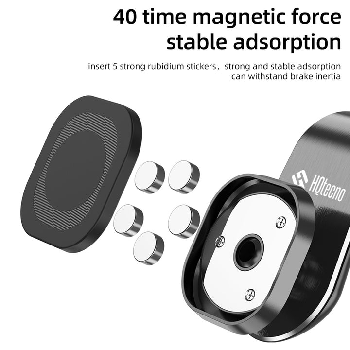 Supporto Magnetico Auto porta Cellulare Telefono L-Shape Girevole 360 per presa d'aria - HQtecno
