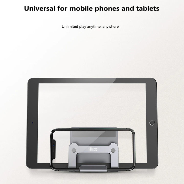Supporto Cellulare da Parete Montaggio Autoadesivo in Alluminio per Tablet e Smartphone da 4-13" - HQtecno