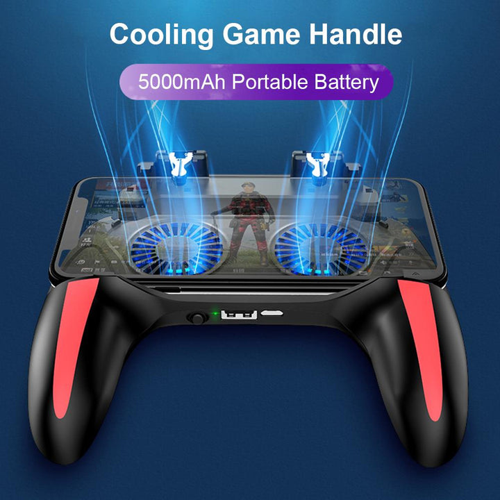 Controller Cellulare per Giochi PUBG Mobile GamepadL1R1 con Doppia Ventola e Batteria 5000mah - HQtecno